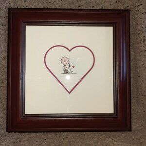 PEANUTS-SNOOPY & CHARLIE BROWN HUG-Sowa & Reiser-536/2500 Hand Painted Etch